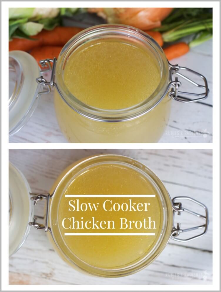 Slow Cooker Chicken Broth