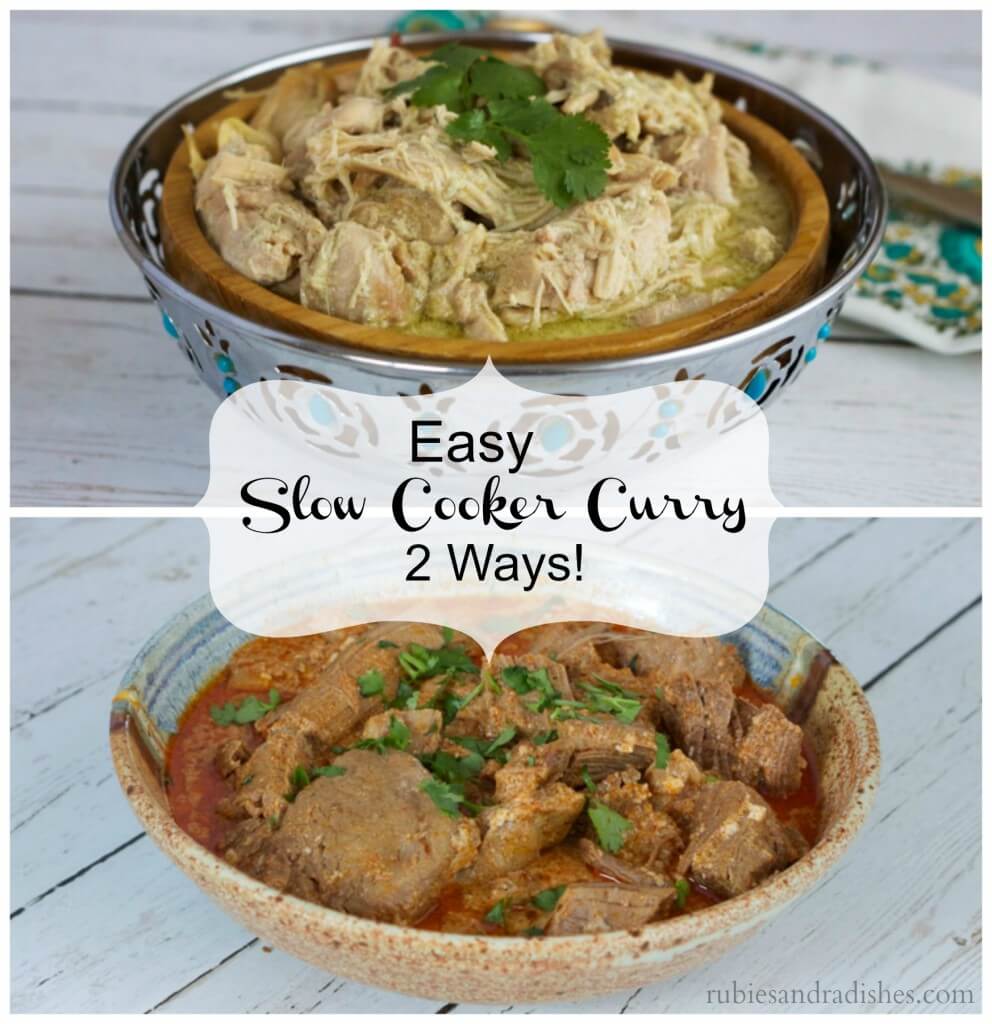 easy curry 2 ways