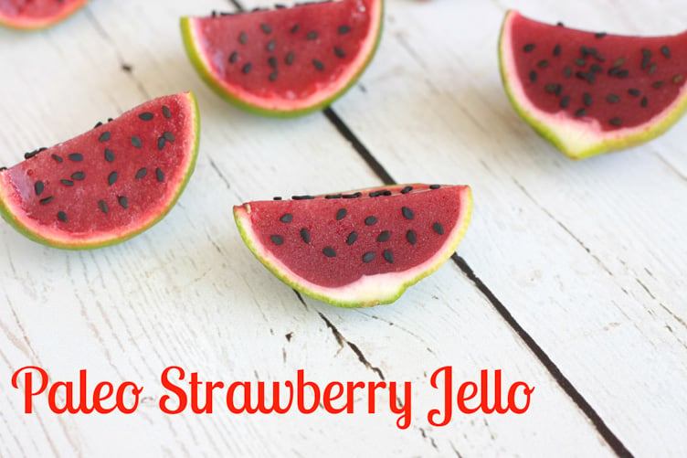 Paleo Strawberry Jello