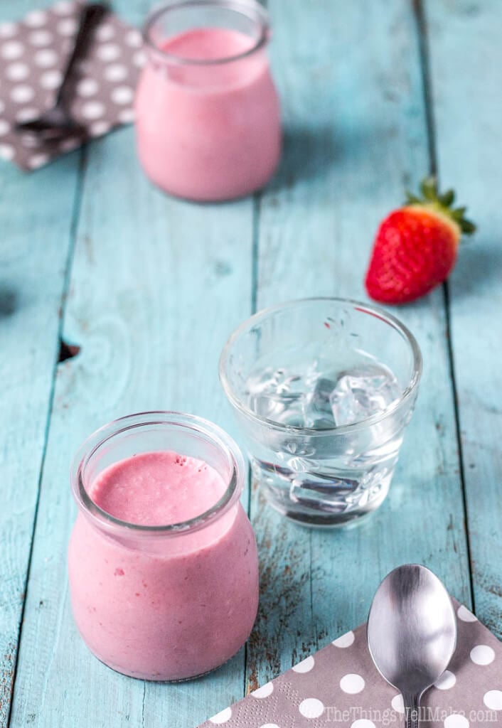 This quick and easy paleo strawberry mousse can be whipped up in a matter of minutes using only a handful of ingredients. It's light and simple and sure to please.