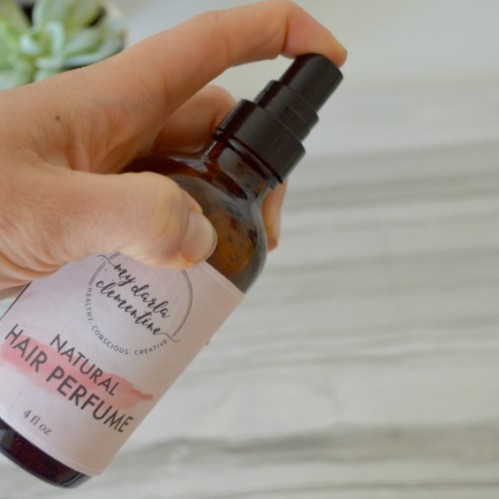 Homemade Hair Perfume with Essential Oils - Up and Alive