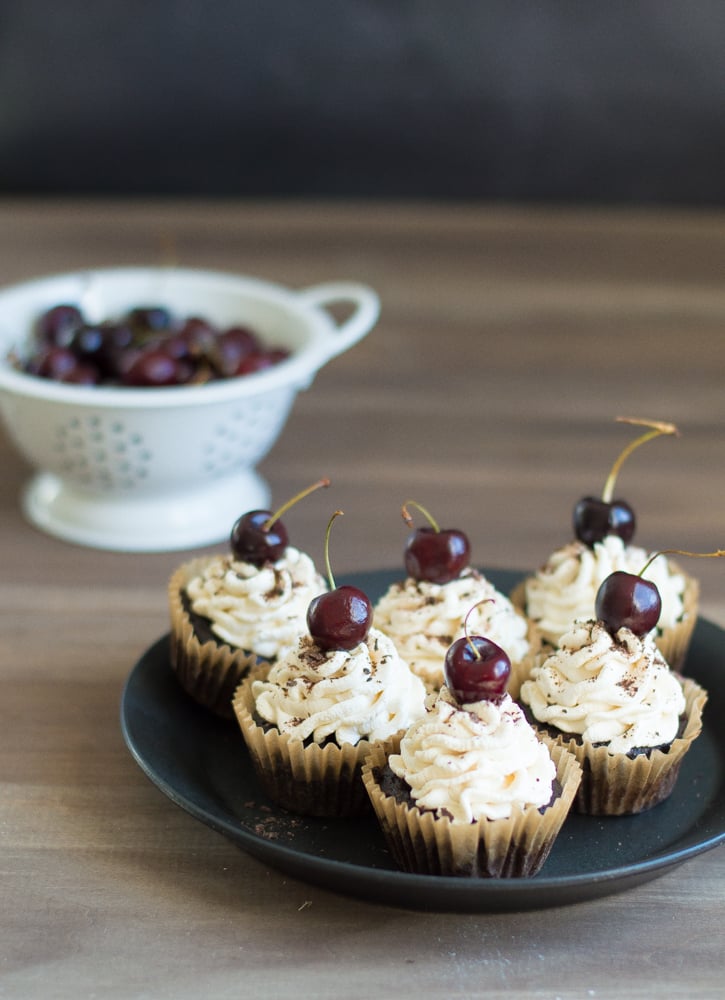 Black Forest-Stuffed Cupcakes