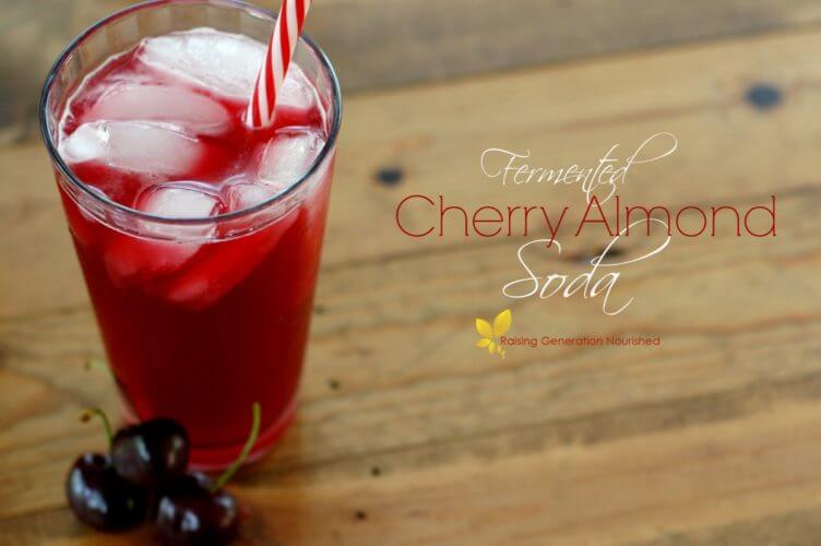 Fermented Cherry Almond Soda