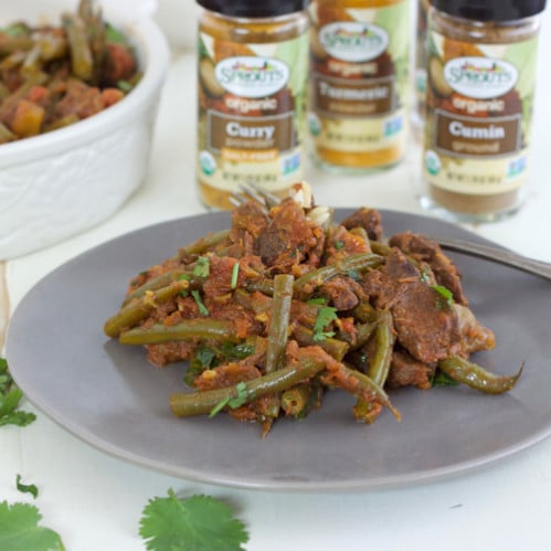 Spicy Grass-fed Beef Curry with Green Beans