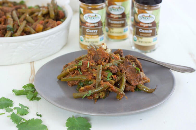 Spicy Grass-fed Beef Curry with Green Beans