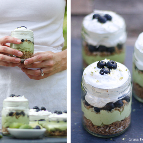 Click through to get the recipe for this nut free, dairy free, gluten free, AIP & Paleo friendly Key Lime Pie Parfaits.