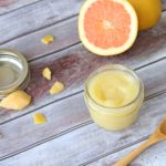 This easy homemade foot lotion is the perfect end to a hot soak in the tub and very soothing for the dry, cracked skin on our feet! #upandalive #homemade #diy #footlotion #essentialoils
