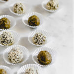 Raw pumpkin seed pistachio date bites