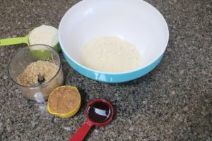Inprocess image for berry crumble