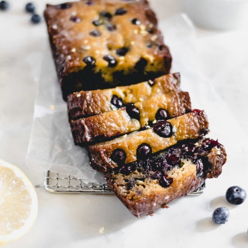 Grain-free lemon blueberry bread