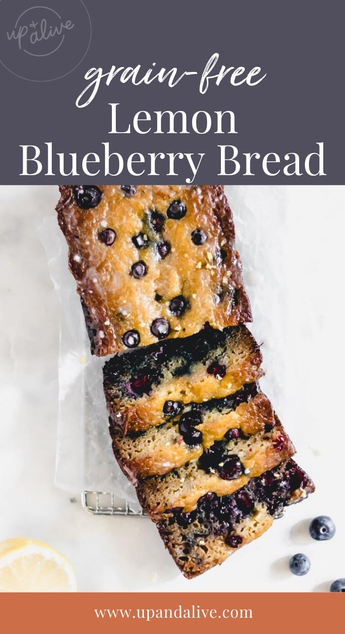 Grain-Free Lemon Blueberry Bread