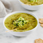 Dairy-free creamy zucchini potato soup