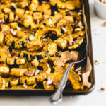 Curry maple roasted squash and sweet potato