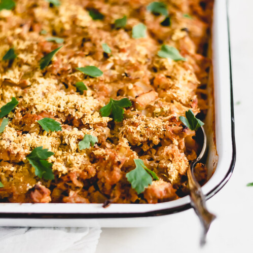 Grain-free unstuffed cabbage casserole