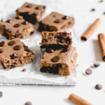 Flourless pumpkin spice blondies
