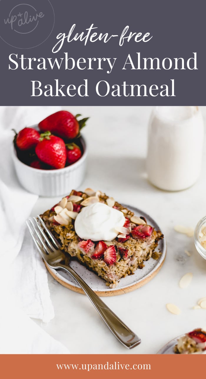 Strawberry Almond Baked Oatmeal
